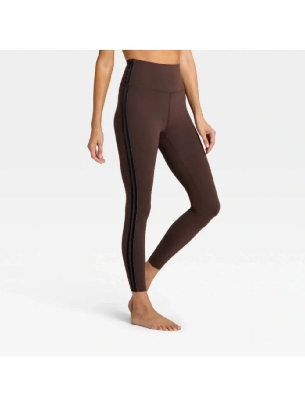 All in Motion Women's Everyday Soft Ultra High Rise 7/8 Leggings Brown XXL New